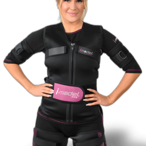 Front view of the official i-Model EMS suit